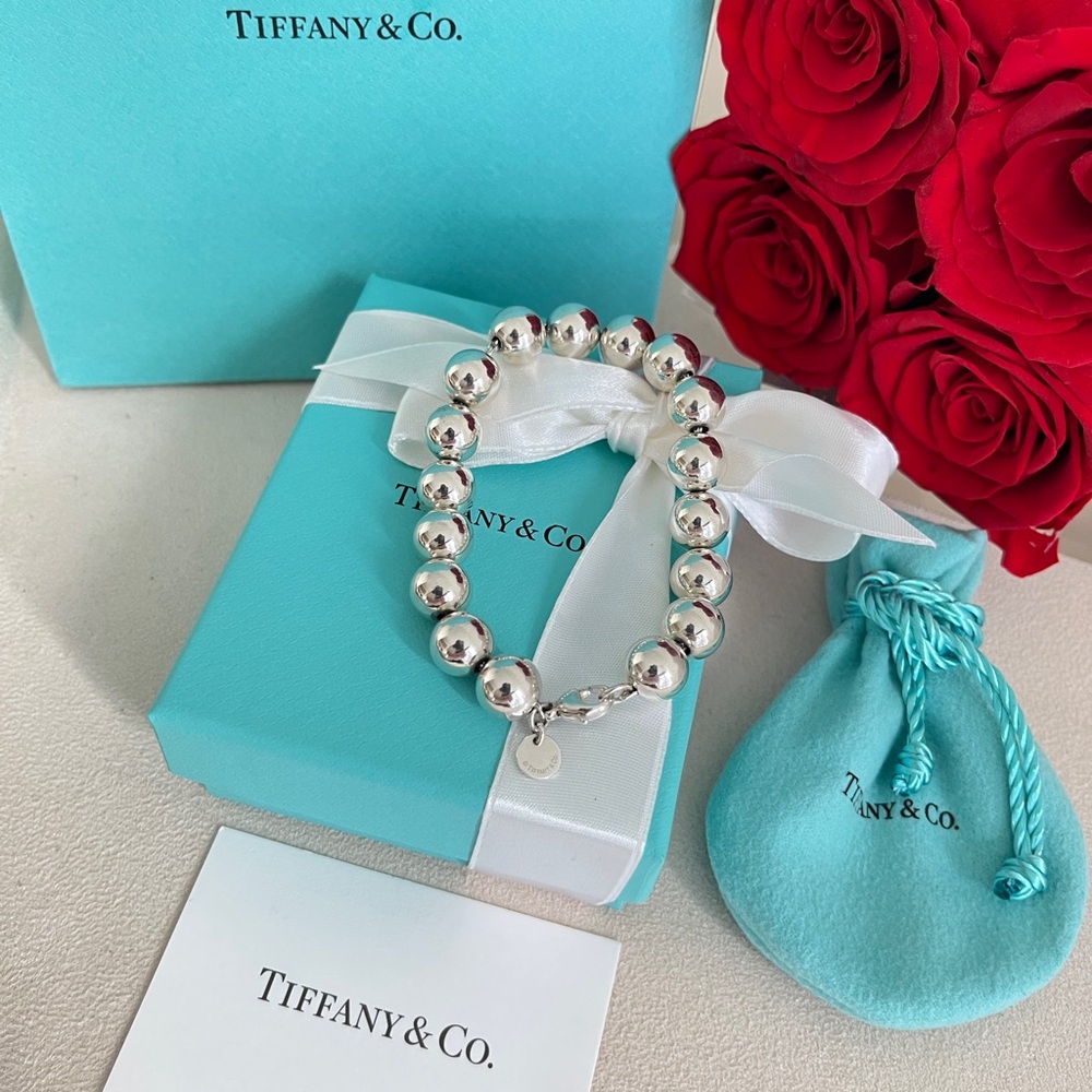 Tiffany Hardwear Ball Bracelet in Silver size 7” NEW $750 in Tiffany Blue Box - Picture 3 of 16